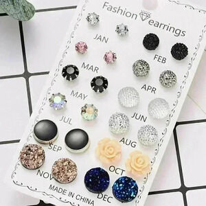 Stud Earrings Set